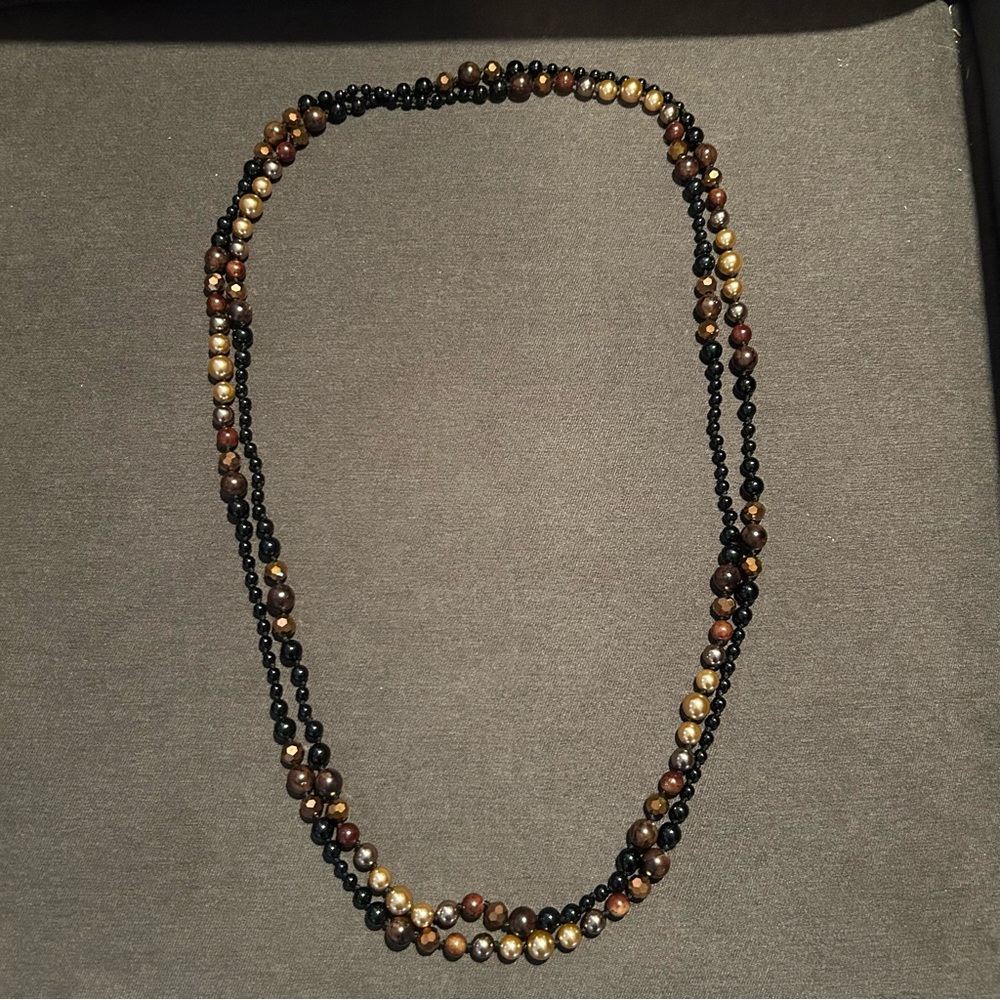 Beautiful and Versatile Long Beaded Necklace